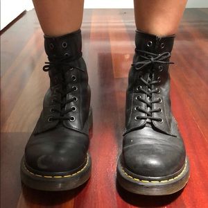 Dr. Martens Black Combat Boots